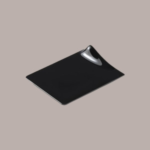 Vassoio Mini Monoporzione Gogo Quadrato Nero 90x105 mm 40 pezzi [5d1b3a92]