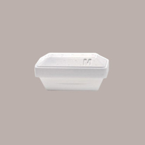 Vaschetta per Gelato in Polistirolo YETI M 350 gr / 500 cc Alcas 50 pezzi