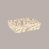 Cesto per Confezioni Regalo Pasquali in Cartoncino grafica Fiori Pesco Rettangolare Grande 400x300H115mm 10 Pz [010bc816]