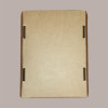 Cesto per Confezioni Regalo Natalizie in Cartoncino Avana Liscio Piccolo Mini Rettangolare 220x155H60mm 10 Pz [a84906eb]