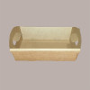 Cesto per Confezioni Regalo Natalizie in Cartoncino Avana Liscio Rettangolare Medio 370x265H100mm 10 Pz [4f87ede0]