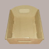 Cesto per Confezioni Regalo Natalizie in Cartoncino Avana Liscio Piccolo Rettangolare 320x220H85mm 10 Pz [110d76ec]