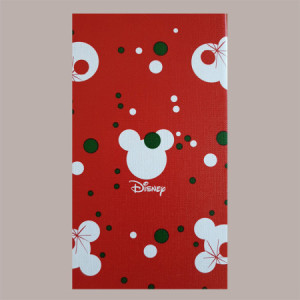 Cesto per Confezioni Regalo Natalizie in Cartoncino Rosso Grafica Topolino Rettangolare Piccolo 310x220H90mm 10 Pz [51459809]