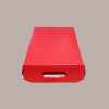 Cesto per Confezioni Regalo Natalizie in Cartoncino Rosso grafica effetto pelle Rettangolare Gigante 520x410H135mm 5  [468ed1fc]