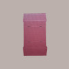 Cesto per Confezioni Regalo Natalizie in Cartoncino Bordeaux Ondulato Rettangolare Piccolo 320x220H85mm 10 Pz [b8110e35]