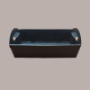 Cesto per Confezioni Regalo Natalizie in Cartoncino Nero Ondulato Rettangolare Mini 220x155H60mm 10 Pz [4be7ffaf]