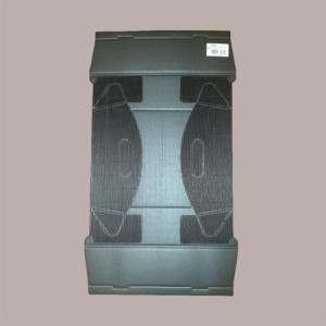 Cesto per Confezioni Regalo Natalizie in Cartoncino Nero Ondulato Rettangolare Mini 220x155H60mm 10 Pz [3d0e0dee]