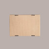 Cesto per Confezioni Regalo Natalizie in Cartoncino Avana Ondulato Rettangolare Mini 220x155H60mm 10 Pz [179da986]