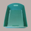 Cesto per Confezioni Regalo Natalizie in Cartoncino Ondulato Verde Rettangolare Mini 220x155H60mm 10 Pz [30f4b3a1]