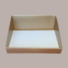 Cesto per Confezioni Regalo Natalizie Vassoio in Cartoncino grafica Seta Oro Rettangolare Piccolo 310x240H105mm 10 Pz [8d3dc5ab]