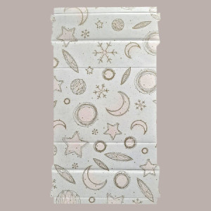 Cesto per Confezioni Regalo Natalizie in Cartoncino grafica White Rettangolare Piccolo 310x220H90mm 10 Pz [f41fb044]