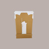 Cesto per Confezione Regalo  in Cartoncino Seta Oro Rettangolare Gigante 520x410H135mm 5 Pz [65a0f84c]