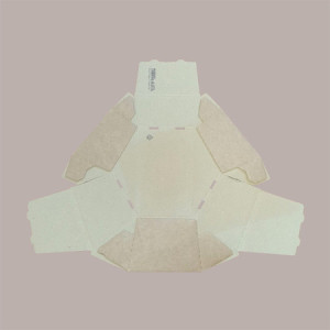 Cesto per Confezioni Natalizie Vassoio in Cartoncino Avana Liscio Esagonale Piccolo 200x170H70mm 10 Pz [e1c0b286]