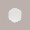 Cesto per Confezioni Natalizie 380x300H100mm Vassoio in Cartoncino Fibra Bianco Esagonale Medio 5 Pz [3016ab74]