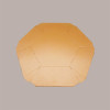 Cesto Vassoio Esagonale Fibra Oro per Cesti Regalo 380x300 H100 mm 5 Pz [b6d4b333]
