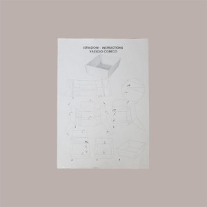 Cesto per Confezioni Natalizie Vassoio Conico in Cartoncino Nero grafica effetto pelle quadrato mini 210x210H90mm 10  [a81b985e]