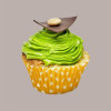Pirottino Rotondo per Muffin o Cupcake in Carta Forno Arancio a Pois Bianco 135 Pz [05f6c4e5]