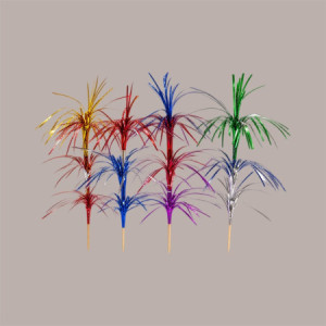 Spiedini Decorazione Palma Lux Ideale per Coppa Gelato 100 Pz