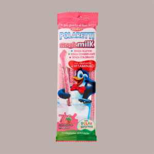 Polaretti Magic Milk Fragola Sorpresa Cannuccia Bio Dolfin 6 x 7 Pz [017e4b72]