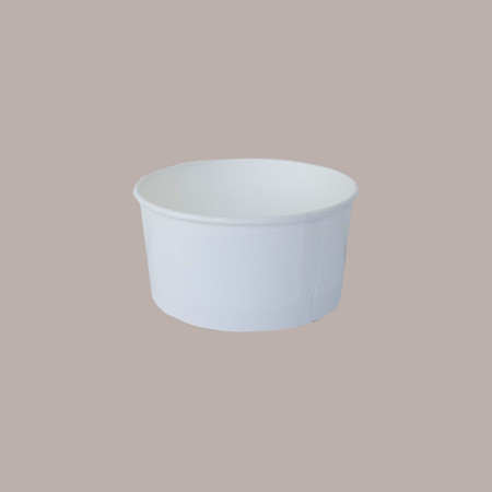 Coppetta Gelato Dessert Piccola Carta Bianca Politenata 60cc 250 Pz [fb41144d]