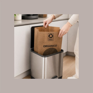 Sacchi Carta per Raccolta Differenziata Umido Organico 8 Lt 300 Pezzi [bef61cf9]