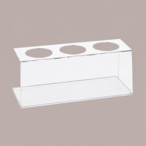 Distributore Dosatore Salse e Creme 3 Dispenser 1650 ml in Plexiglass, Acciaio e Finiture Bianche [0ab06e11]