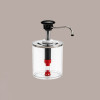 Distributore Dosatore Salse e Creme Plexiglass 3 dispenser 950 ml Finitura Nera [e87a0fcf]