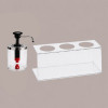 Distributore Dosatore Salse e Creme Plexiglass 3 dispenser 950 ml Finitura Nera [5f67cecb]