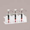 Distributore Dosatore Salse e Creme Plexiglass 3 dispenser 950 ml Finitura Bianche [ea5ddb40]